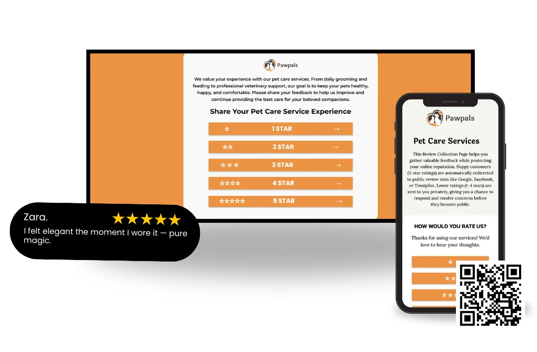 pet-care-feedback-page